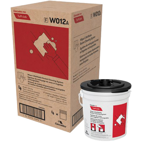 PRO Tuff-Job&reg; Refillable Bucket & Lid for W011 Wipers St. Lawrence Industrial & Safety Supply