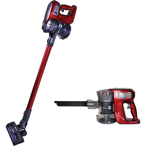 Rapid Red Cordless Stick Vacuum, Dry, 0.5 US Gal. (1.89 Litres) St. Lawrence Industrial & Safety Supply