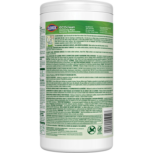 Lingettes d&eacute;sinfectantes EcoClean, 75 lingettes St. Lawrence Industrial & Safety Supply