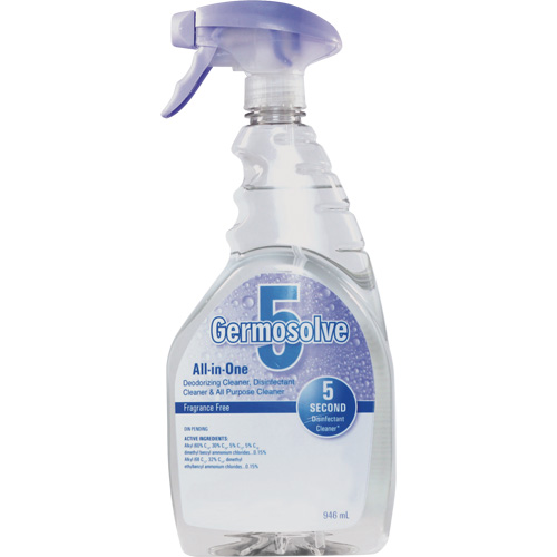 D&eacute;sinfectant et d&eacute;sodorisant Germosolve 5, 946 ml, Bouteille &agrave; g&acirc;chette St. Lawrence Industrial & Safety Supply