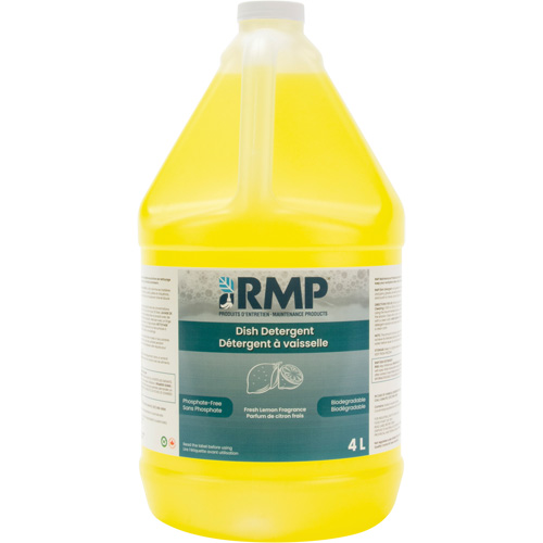 Impact Lemon Dish Detergent, Liquid, 4 L, Lemon St. Lawrence Industrial & Safety Supply