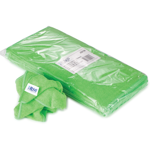 Chiffon de d&eacute;poussi&eacute;rage et nettoyage, Microfibre, Vert St. Lawrence Industrial & Safety Supply