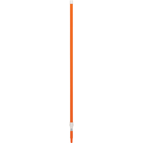 Handle, Broom/Brush/Dust Mop/Pad Holder/Scraper/Squeegee/Wet Mop, Orange, Telescopic, 62" - 109-2/5" L St. Lawrence Industrial & Safety Supply