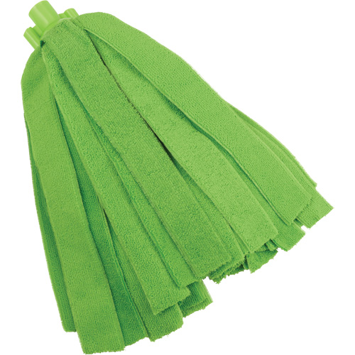 Socket Mop, Green, Microfibre, Cut Style St. Lawrence Industrial & Safety Supply