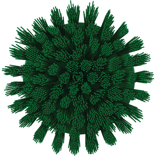 Brosse ronde HyDrive pour perceuse, Soies Tr&egrave;s ferme, Longueur de 3-1/10", Vert St. Lawrence Industrial & Safety Supply