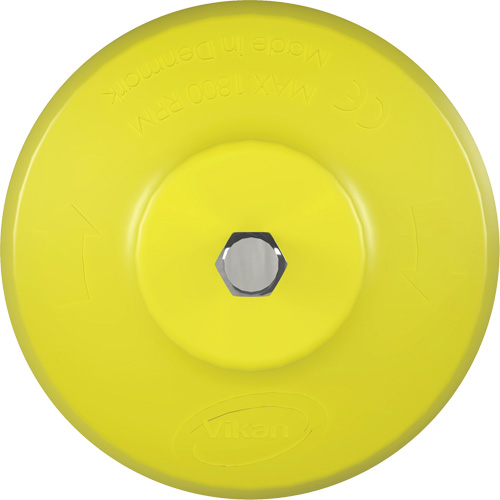 Brosse ronde HyDrive pour perceuse, Soies Tr&egrave;s ferme, Longueur de 3-1/10", Jaune St. Lawrence Industrial & Safety Supply