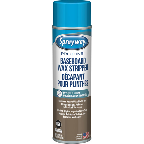 D&eacute;capant pour cire de plinthes avec mousse adh&eacute;sive, 19 oz., Canette a&eacute;rosol St. Lawrence Industrial & Safety Supply