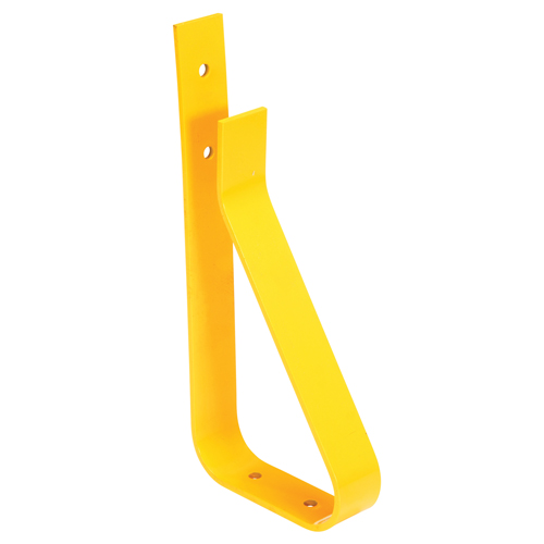 Rail Post, Steel, 10-3/4" L x 24" H, Yellow St. Lawrence Industrial & Safety Supply