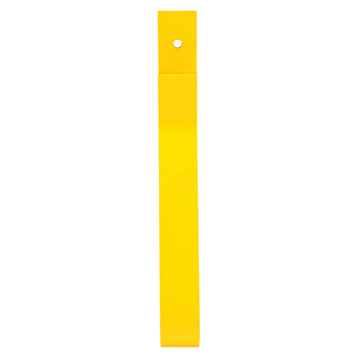 Rail Post, Steel, 10-3/4" L x 24" H, Yellow St. Lawrence Industrial & Safety Supply
