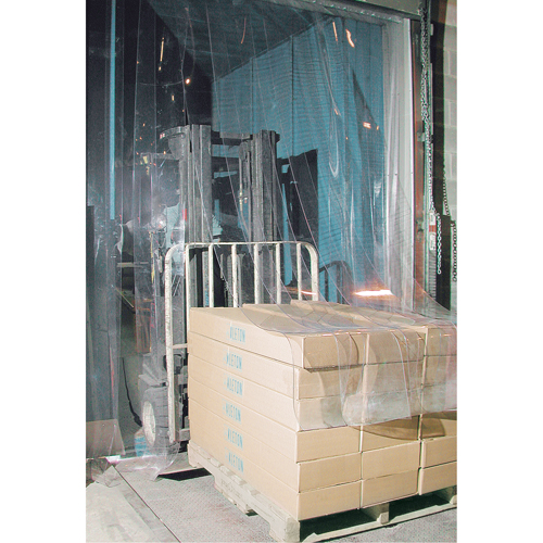 Strip Curtain Doors, 10' x 10' Door Opening, 12" Strip Width, 0.120" Strip Thickness St. Lawrence Industrial & Safety Supply
