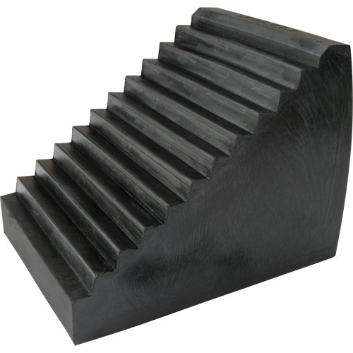 Cale de roue, 9-1/2" x 6-1/2" x 7-1/2", Noir St. Lawrence Industrial & Safety Supply