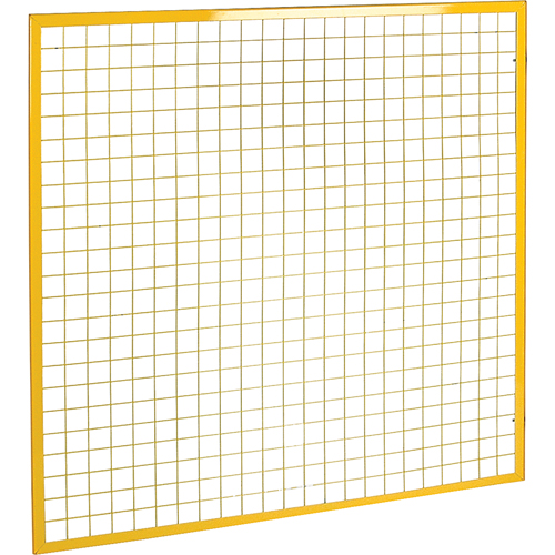 Wire Mesh Partition Components - Panels, 2' H x 3' W St. Lawrence Industrial & Safety Supply