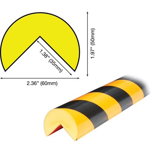 A Plus Profile 1M Corner Protection Bumper Guard St. Lawrence Industrial & Safety Supply