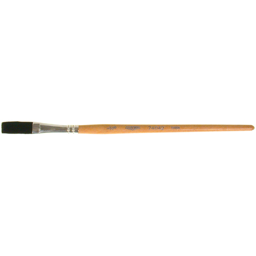 Pinceau une passe, Largeur de la brosse de 3/8", Soie de bœuf, Manche &agrave; Bois St. Lawrence Industrial & Safety Supply