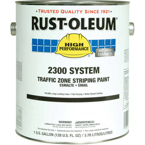 2300 System Traffic Zone Striping Paint, Yellow, Gallon St. Lawrence Industrial & Safety Supply