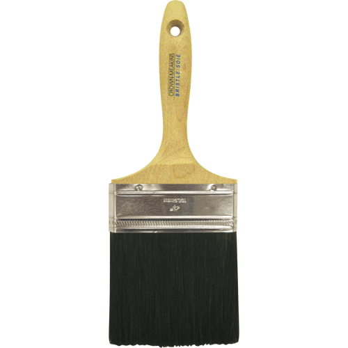Straight Wall Paint Brush, Bristle, Wood Handle, 4" Width St. Lawrence Industrial & Safety Supply
