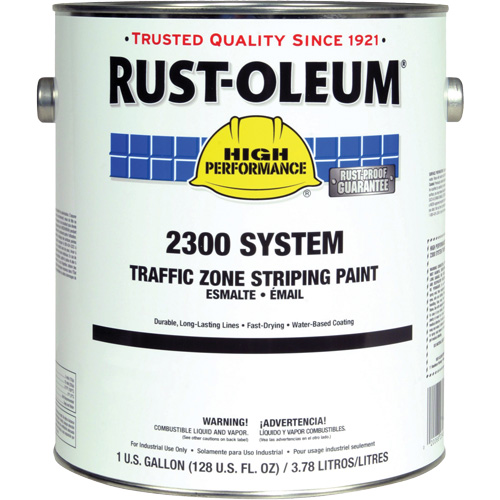 2300 System Traffic Zone Striping Paint, Yellow, 5 gal., Gallon St. Lawrence Industrial & Safety Supply