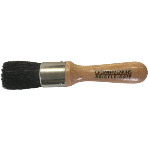 Stencil Brush, Natural Bristles, Wood Handle, 1" Width St. Lawrence Industrial & Safety Supply