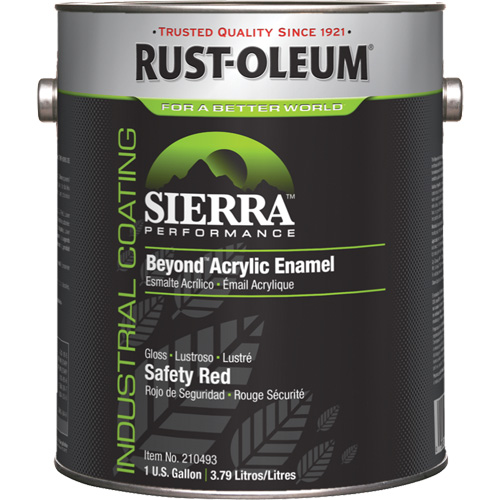 Sierra Performance Beyond Acrylic Enamel, Gallon, Red St. Lawrence Industrial & Safety Supply