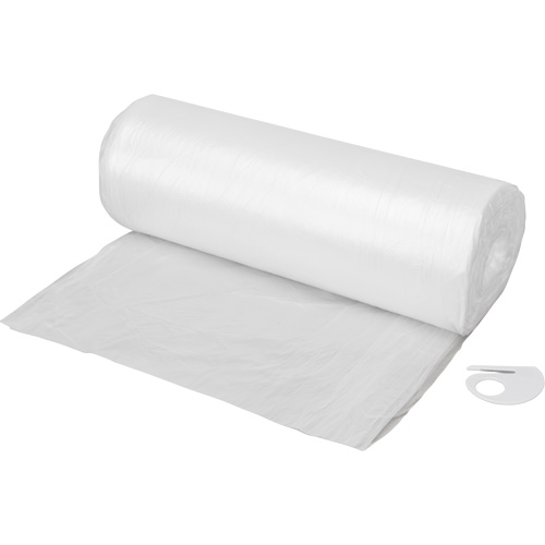 Toile de protection, 400' lo x 9' la, Plastique St. Lawrence Industrial & Safety Supply