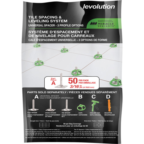 Miracle Sealants&reg; Levolution Universal Spacer St. Lawrence Industrial & Safety Supply