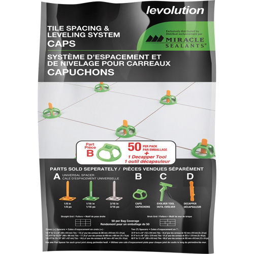 Miracle Sealants&reg; Levolution Universal Caps St. Lawrence Industrial & Safety Supply