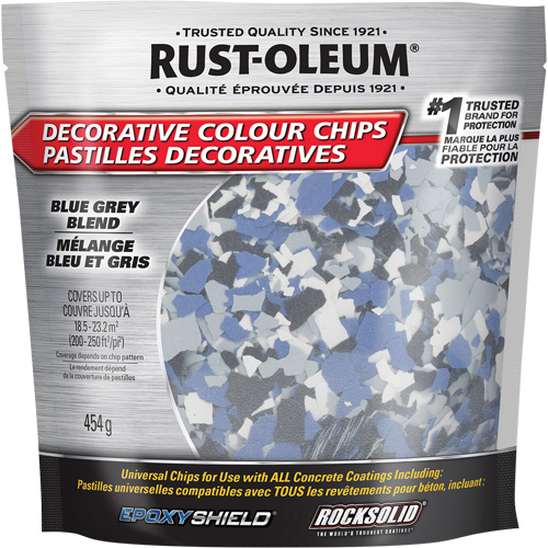 Decorative Colour Chips, 474 g, Bag, Blue Grey Blend St. Lawrence Industrial & Safety Supply