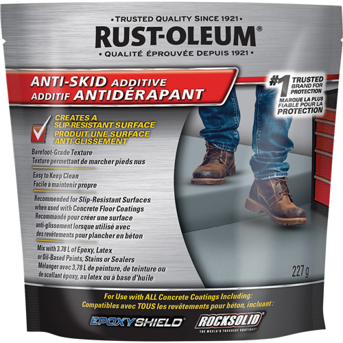 Anti-Skid Additive, 227 g, Bag, White St. Lawrence Industrial & Safety Supply