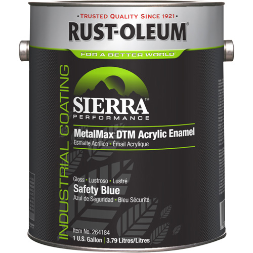 Sierra Performance MetalMax&reg; Plus DTM Acrylic Enamel, Gallon, Blue St. Lawrence Industrial & Safety Supply