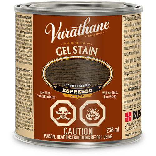 Teinture en gel de qualit&eacute; sup&eacute;rieure Varathane, 236 ml, Espresso St. Lawrence Industrial & Safety Supply