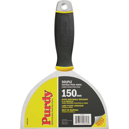 Premium Joint Knife, Stainless Steel Blade, 6" Wide, Plastic Handle St. Lawrence Industrial & Safety Supply