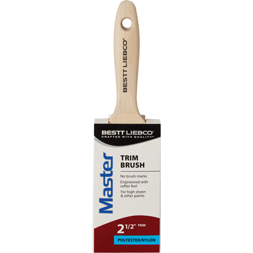 Master Trim Brush, Poly/Nylon, Wood Handle, 2-1/2" Width St. Lawrence Industrial & Safety Supply