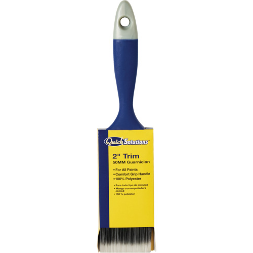 Pinceau &agrave; garniture Quick Solutions, Polyester, Manche Plastique, Largeur de 2" St. Lawrence Industrial & Safety Supply