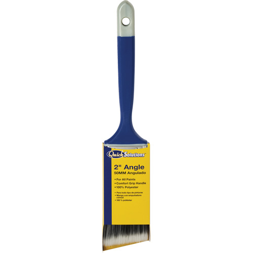 Quick Solutions Angle Brush, Polyester, Plastic Handle, 2" Width St. Lawrence Industrial & Safety Supply