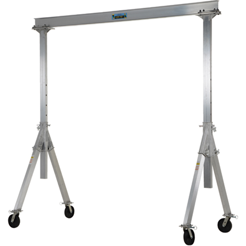 Grue mobile ajustable en aluminium, 12' lo, Capacit&eacute; 4000 lb (2 tonnes) St. Lawrence Industrial & Safety Supply