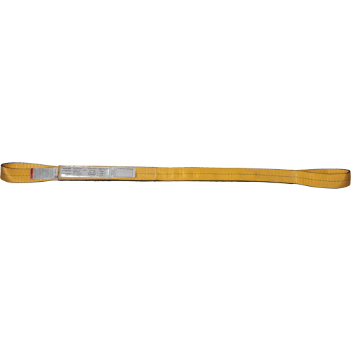 Nylon Slings, Single Ply, Double Eye, Type 3, 3" W x 3' L, 4700 lbs. Vertical Load Limit St. Lawrence Industrial & Safety Supply