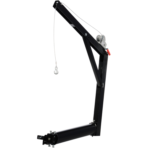 Hitch Mounted Truck Jib Crane, 600 lbs. (0.3 tons) Capacity, 84-5/8" Max. Clearance St. Lawrence Industrial & Safety Supply