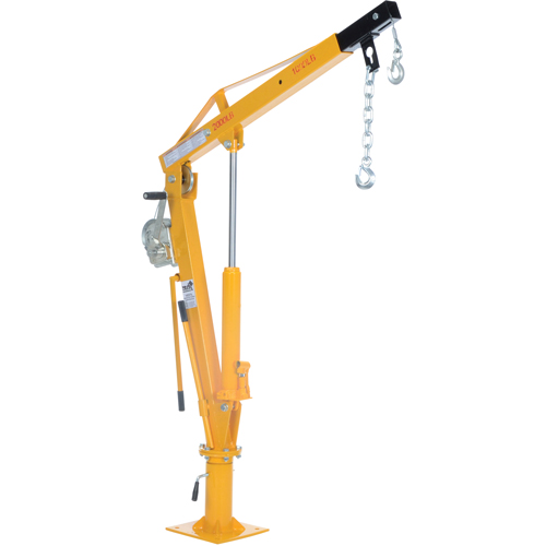 Grue &agrave; fl&egrave;che pour camion actionn&eacute;e par treuil, Capacit&eacute; de 1000 lb (0,5 tonne), Limite de 86-1/2" St. Lawrence Industrial & Safety Supply