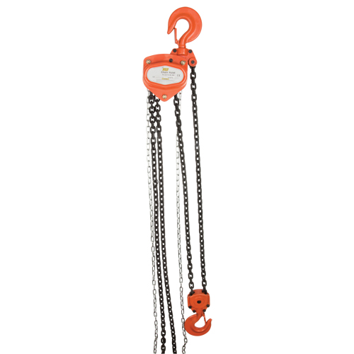 Chain Hoist, 20' Lift, 1000 lbs. (0.5 tons) Capacity, Alloy Steel Chain St. Lawrence Industrial & Safety Supply