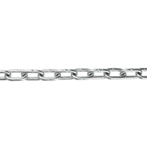 Chaîne &agrave; maillon droit, Acier &agrave; faible teneur en carbone, 1/8" x 350' (106,7 m) l, Calibre 30, Charge d'utilisation 400 lb (0,2 tonne) St. Lawrence Industrial & Safety Supply