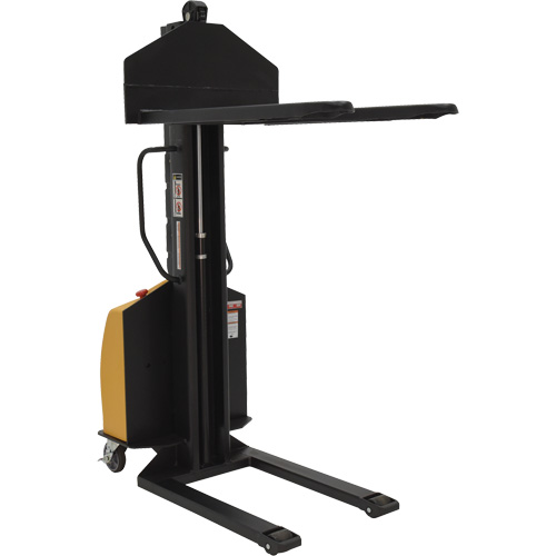 Gerbeur motoris&eacute; avec m&acirc;t &eacute;troit, Fonctionnement &eacute;lectrique, Capacit&eacute; 1000 lb, Lev&eacute;e max 63" St. Lawrence Industrial & Safety Supply