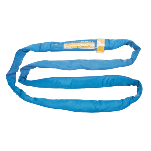 &eacute;lingue de levage en polyester ronde, Bleu, 4" la x 20' lo, 23 000 lb Charge verticale St. Lawrence Industrial & Safety Supply