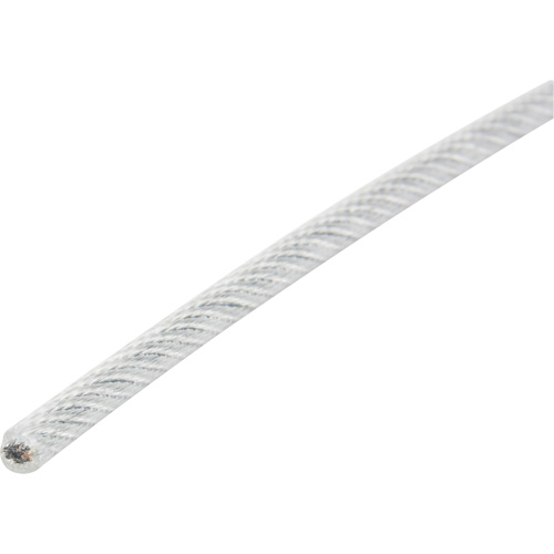 Wire Rope, 1000' (304.8 m) x 1/16", 480 lbs. (0.24 tons), Galvanized St. Lawrence Industrial & Safety Supply