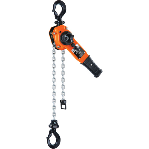Palan &agrave; levier de s&eacute;rie 653-A, Lev&eacute;e 5', Cabacit&eacute; 1500 lb (0,75 tonne), Chaîne en Acier St. Lawrence Industrial & Safety Supply