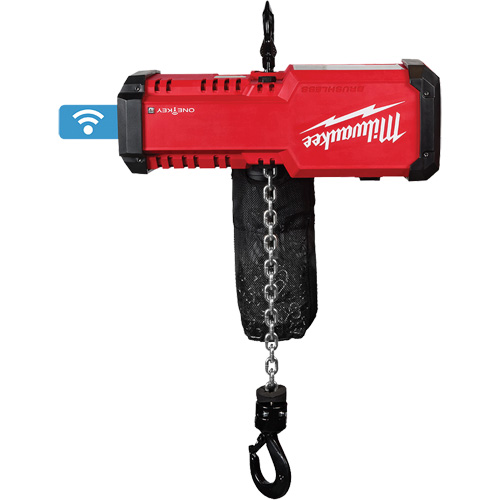 M18 Compact 1-Ton Chain Hoist with ONE-KEY, 2204 lbs. (1 tons) Capacity St. Lawrence Industrial & Safety Supply