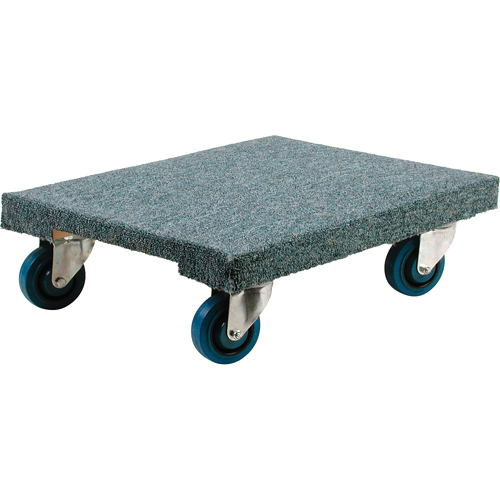 Wood Dollies - Heavy-Duty, Rubber Wheels, 1400 lbs. Capacity, 18" W x 30" D x 7" H St. Lawrence Industrial & Safety Supply