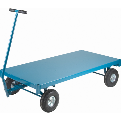Platform Trucks - Ergonomic Platform Wagon Trucks, 30" W x 60" L, 1000 lbs. Capacity St. Lawrence Industrial & Safety Supply