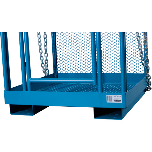 Nacelle &eacute;l&eacute;vatrice pour travail en hauteur, 36" x 36" x 72" h, Capacit&eacute; de 1000 lb, Acier St. Lawrence Industrial & Safety Supply