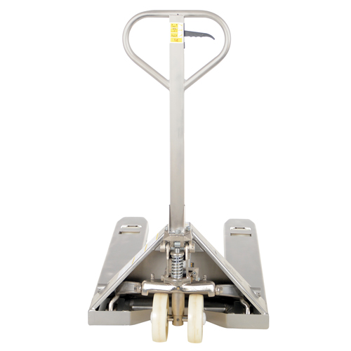 Pallet Truck, Stainless Steel, 48" L x 27" W, 5500 lbs. Capacity St. Lawrence Industrial & Safety Supply