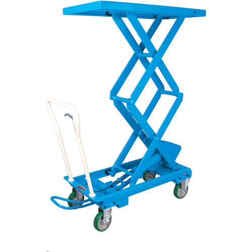 Scissor Lift Tables, 20-1/2" L x 39-3/4" W, Steel, 660 lbs. Capacity St. Lawrence Industrial & Safety Supply